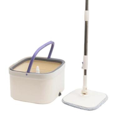 Imagem de Mop Giratório Água Nova Com Balde 4 Litro e Esfregão Simplo