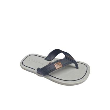 Imagem de Chinelo Infantil Masculino Danper 6135, Preto cinza, 33/34