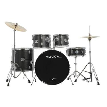 Imagem de Bateria Acústica Vogga JAM VPD422 22 C/ Banco e Prato MTB