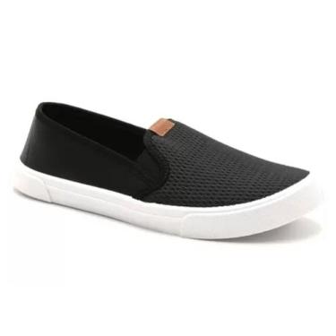 Imagem de Tênis Moleca Slip On iate Feminino 5296.530, Preto, 36