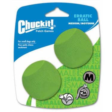 Imagem de Brinquedo ChuckIt Erratic Ball Saltitante Pack 2 Unidades Para Cães Mé