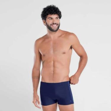 Imagem de Sunga Boxer Mash C/ Fitas Laterais - 300.117, Azul marinho, G