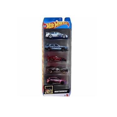 Imagem de Hot Wheels Nightburnerz Conjunto Com 5  Mattel