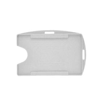 Imagem de Protetor Porta Crachá Rígido Vertical Motivate para Cartão CR 80 Pacote 700 Unidades Transparente