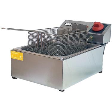 Imagem de Fritadeira Elétrica com Óleo Croydon FB1D 3,5L 3000W 1 Cesto Inox 220V