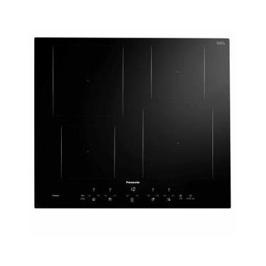 Imagem de Cooktop por Indução Panasonic Vitrocerâmico com 04 Bocas, 09 Níveis de Potência, Painel Touch, Preto - KY-W648CLRPK