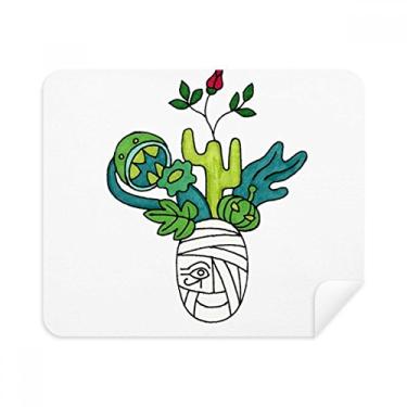 Imagem de Pano de limpeza Horus Botany Mummy Cactus Limpador de tela 2 peças de tecido de camurça