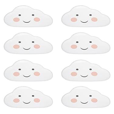 Imagem de placa de papel padrão nuvem de 25,Conjunto de louça descartável de 8 peças,88 x 17,54 cm, papel de lenço de presente para aniversário de casamento, artigos de louças
