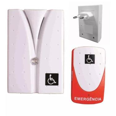 Imagem de Alarme Audiovisual Bivolt Sem Fio Para Pne/pcd Dni 4240