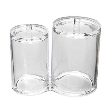 Imagem de Porta Algodão e Cotonete Beauty 15 cm x 8 cm - Home Style