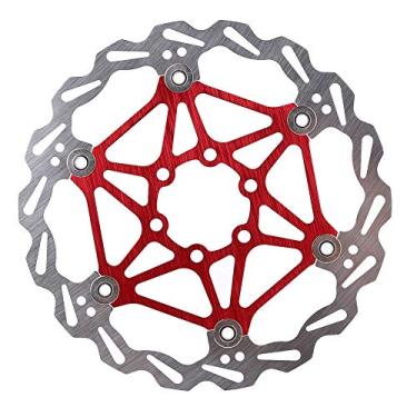 Imagem de Rotor de freio a disco de 203 mm, rotor de freio a disco flutuante, 160/180/203 mm tipo montanha flutuante ciclo de disco disco freio acessório de ciclismo para bicicleta estrada montanha BMX