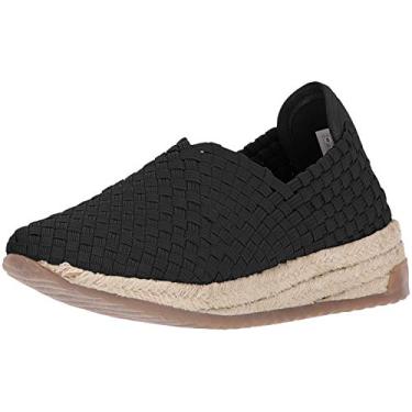 Imagem de Skechers Espadrille plataforma feminina esportiva salto alto, Preto, 5