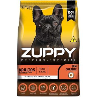 Imagem de Ração Seca Zuppy Frango e Arroz para Cães Adultos de Porte Pequeno - 1 Kg