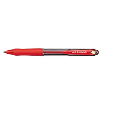 Imagem de Caneta Esferográfica 1.4mm LAKNOCK SN-100, Uni-Ball, Vermelha, Caixa com 12 unidades