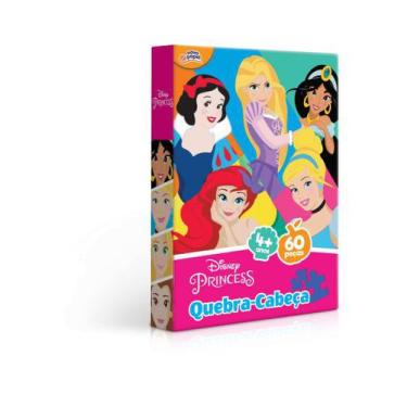 Imagem de Quebra Cabeça Princesas Disney 60 Peças Toyster