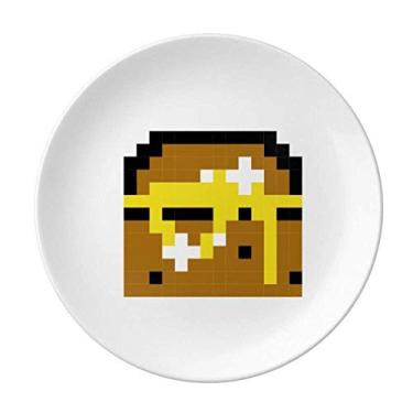 Imagem de Caixa de vela de verão com placa de pixel decorativa de porcelana Salver para jantar
