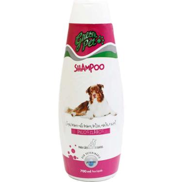 Imagem de Shampoo Green Pet Care Pelos Claros para Cães e Gatos - 700 mL