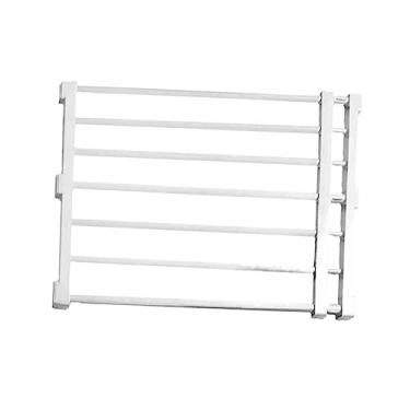 Imagem de Generic Portão de cachorro retrátil Portão de bebê expansível Ajustável Suprimentos para animais de estimação Protetor portátil Cerca para animais de, 56 a 100cm x 42cm Branco