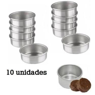 Imagem de Forma Pão de Mel Grande Nr 9 - 10 Unidades - Alumínio Bibo