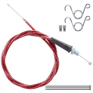 Imagem de Kit de cabo do acelerador de 50 polegadas compatível com mini bicicleta MB165 196cc 5,5hp MB200 200cc 6,5hp e pit bike thermal warrior CT200U MOTOVOX MBX10 MBX11 MBX12 79cc 79,5cc Molas de aceleração