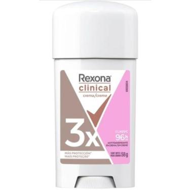 Imagem de Rexona Clinical Desodorante Creme Classic Feminino 58g