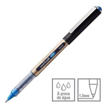 Imagem de Caneta RollerBall Uni-Ball Eye 1.0mm Broad à Prova D'água, AZUL