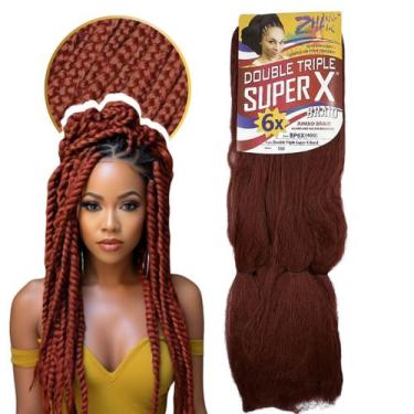 Imagem de Cabelo Jumbo Tranças Jumbão Super X 400 gramas - zhang, #350