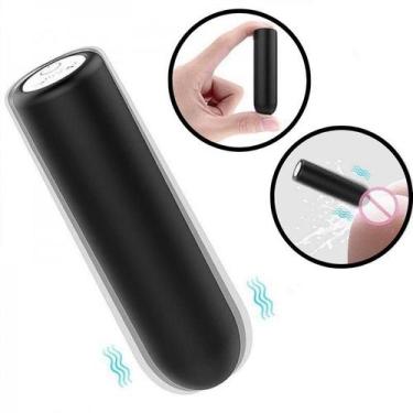 Imagem de Vibrador Bullet Estimulador Recarregável Ultra Forte Seed S-Hande Pret