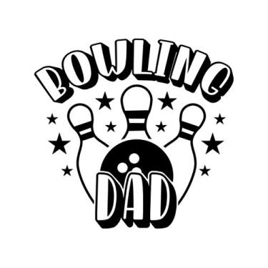 Imagem de Composition Book: Bowling Dad | Ideal For Gift To Father's Day As It Makes A Great Alternative To A Card | Dot Graph Notebook