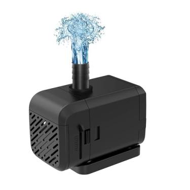 Imagem de Bomba Submersa Bombinha Motor Para Fonte Água Aquário 25W, 1600 L/h para Fontes, Hidropônicos, Lagos e Aquários (110V)