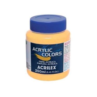 Imagem de Tinta Acrylic Colors 250ml G1 342-amarelo Acrilex, 342 - AMARELO NAPOL