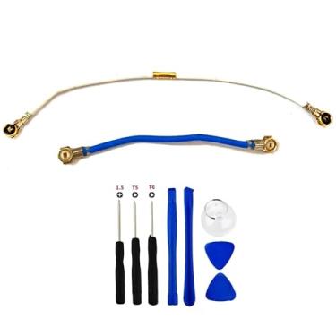 Imagem de 2 peças/conjunto de antena de sinal cabo flexível peça de reparo para Samsung Galaxy Note8 N950 versão americana, com kit de ferramentas