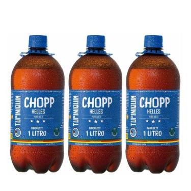 Imagem de Chopp Tupiniquim Helles Barrilete 1 Litro Puro Malte 3un