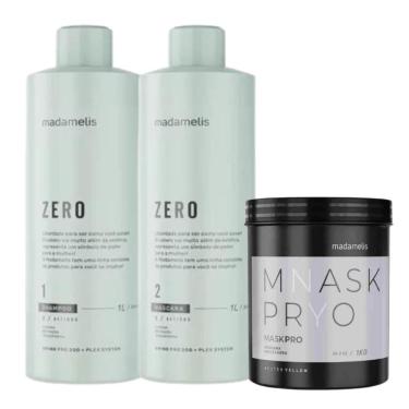 Imagem de Madamelis Zero Escova Progressiva Sem Formol Duo + Máscara Pro Neuter Yellow