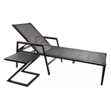 Imagem de Kit Espreguiçadeira Diamante Sling e Mesa Resort Hotel - Utildecor Mov