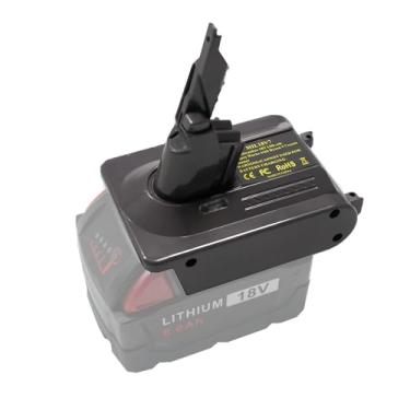 Imagem de Tueddur Adaptador De Bateria V7 Para Substituição Em Dyson, Conversão Milwaukee M18 18V Dysonv7 Absolute, Animal, Fluffy, Motorhead, Hepa, Car+Boat. (Apenas Adaptador, Não