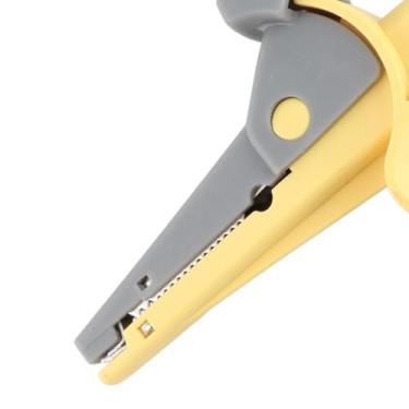 Imagem de FTVOGUE Clipe de Teste Elétrico Isolado, Fácil de Usar Com Design de, Materiais Seguros, Soquete de Banana, Sonda de Teste Multiuso para Carros, Caminhões (Amarelo)