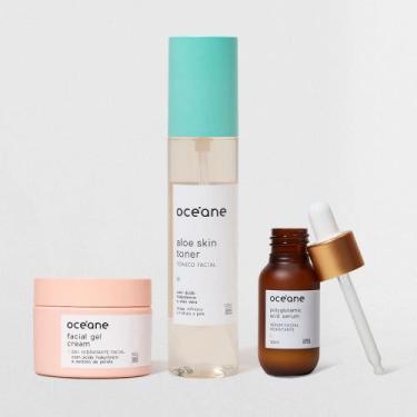 Imagem de Kit Sérum Ácido Poliglutâmico + Gel Hidratante Facial + Tônico (3 Prod