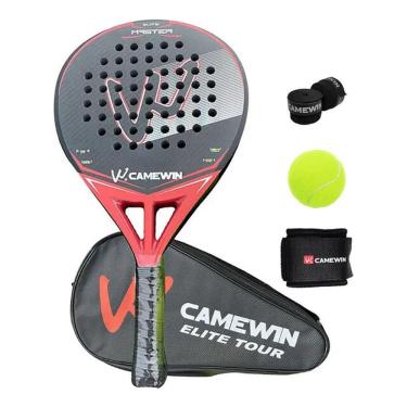 Imagem de Raquete de padel de fibra de carbono 360g com bolsa 125g 46cm