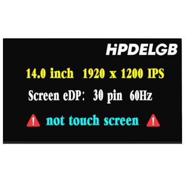 Imagem de HPDELGB Substituição para Lenovo ThinkPad E14 Gen 5 Gen 6 Type 21JK 21JL 21JS 21JR 21M3 21M4 21M7 21M8 5D10V82394 5D10V82395 5D10V82396 5D11F270166 1920 Painel LCD sem toque de 1200 IPS 30 pinos