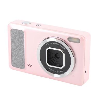 Imagem de EBTOOLS Câmera Digital, 64MP 4K Câmera de Vlogging, 18X Zoom Digital, Foco Automático Anti Shake AF, 950mAh, Tela de 2,4 Polegadas, para Adolescentes, Adultos e Iniciantes, Viagens (Rosy)