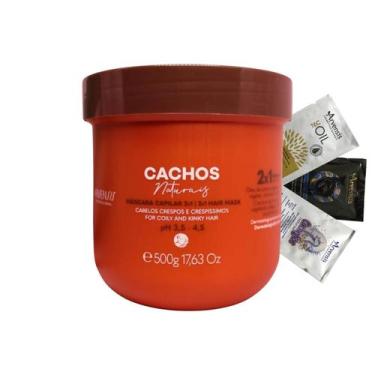 Imagem de Máscara Cachos 2 em 1 Arvensis Hidratação Para Cabelos Crespos e Cresp