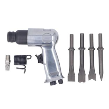 Imagem de Conjunto de cinzel de pneumático Kit de pá de ar 4500bpm 41mm Pistão de pistão 1/4in Pt Inlet 3/8in Ferramenta de energia elétrica industrial para painéis de metal Reparos do
