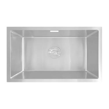 Imagem de Cuba Inox Cozinha Embutir Ou Sobrepor Gourmet 70X40