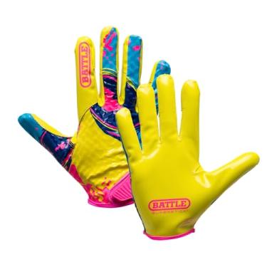 Imagem de Battle Luvas esportivas Chameleon Football Receiver para adultos e jovens, aderência premium, malha respirável