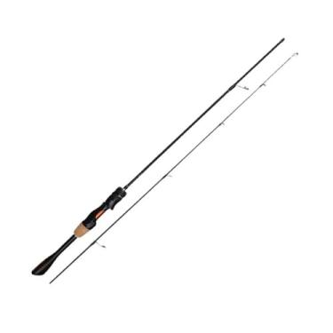 Imagem de Vara de pesca vara de pesca ultraleve vara de isca de fibra de carbono vara de pesca de truta rápida de topo sólido equipamento de pesca (1,53 m)
