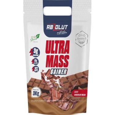 Imagem de Hipercalórico Ultra Mass 3kg - Absolut Nutrition, Chocolate belga