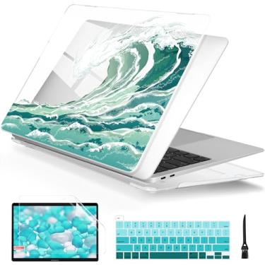 Imagem de Batianda Capa para MacBook Pro de 13 polegadas 2022 M2 Chip versão 2021 2020 Modelo: A2338 M1/A2289/A2251, capa rígida de plástico com protetor de tela para teclado MBP 13 polegadas com Touch Bar