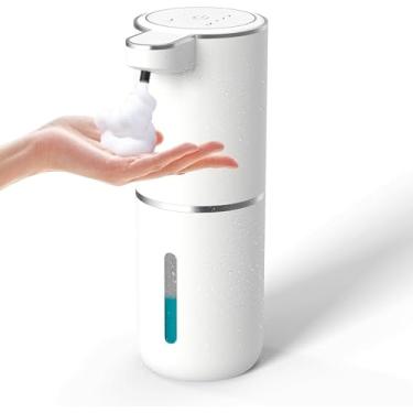 Imagem de Dispenser Sabonete Liquido Automatico, Dispenser Sabonete Liquido, Capacidade de 400 ml, Saboneteira, Banheiro, Dispensador de sabonete Elétrico, Detecção Automática, À prova d'água Tela