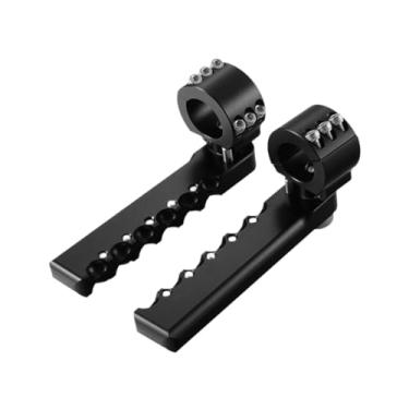 Imagem de Generic 2x Apoios de Pé para Barra de Proteção, Substituição de Apoios de Pé em Liga de Alumínio com Kit de Fixação para R1300GS, Preto